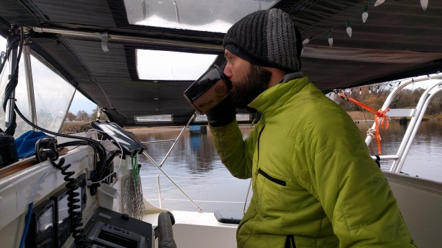 Cruising with coffee